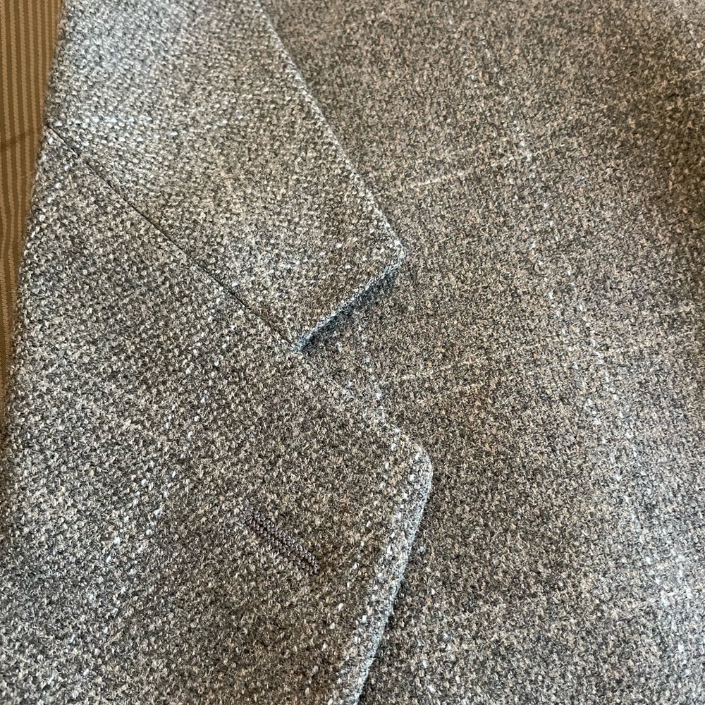 PAL ZILERI Made in Italy Subtle Check Wool & Cashmere Sport Coat Size 46 L - Picture 3 of 9